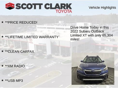 Used 2022 Subaru Outback Limited XT w/ Popular Package #2 AWD/4WD image 12