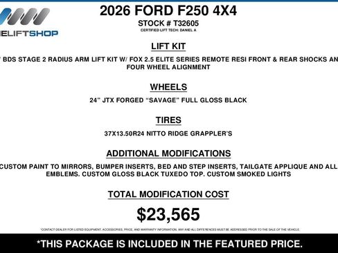 Used 2026 Ford F250 Platinum AWD/4WD image 2