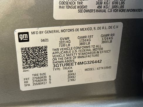 Used 2021 GMC Sierra 1500 AT4 w/ AT4 Value Package image 28