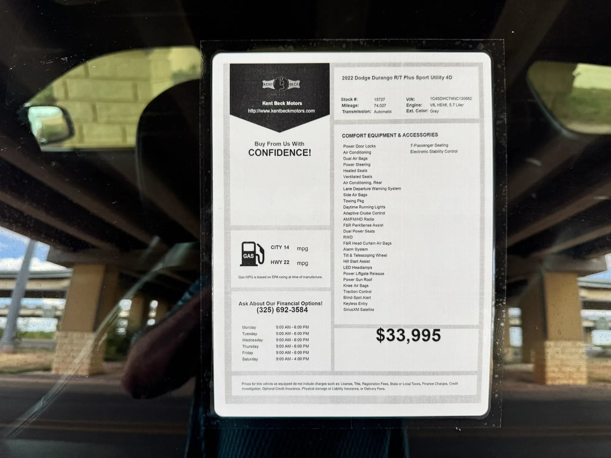 Used 2022 Dodge Durango R/T RWD image 36