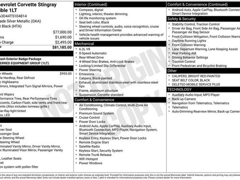 Used 2026 Chevrolet Corvette Stingray image 6