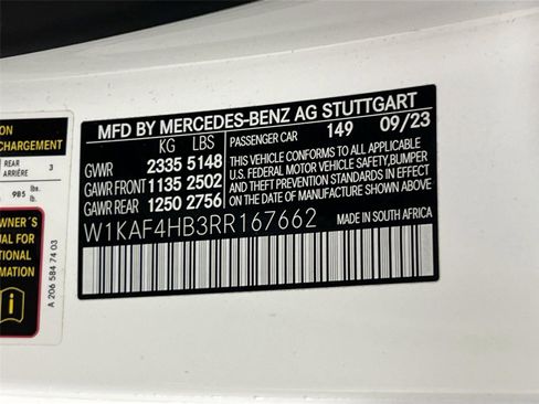 Certified 2024 Mercedes-Benz C 300 4MATIC Sedan image 29