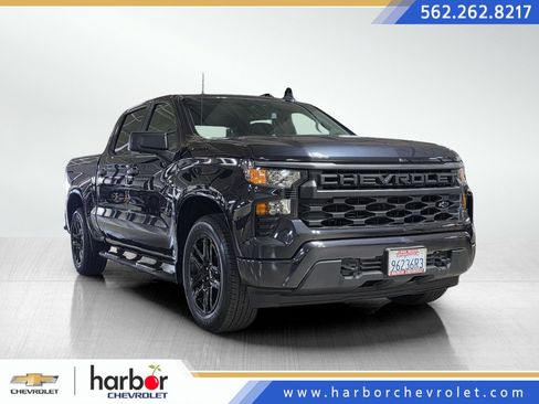 Used 2022 Chevrolet Silverado 1500 Custom w/ LPO, Dark Essentials Package RWD image 1