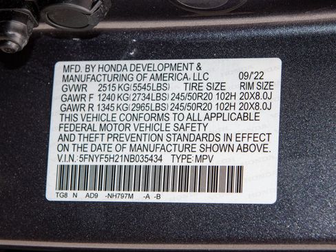 Used 2022 Honda Pilot Special Edition image 46