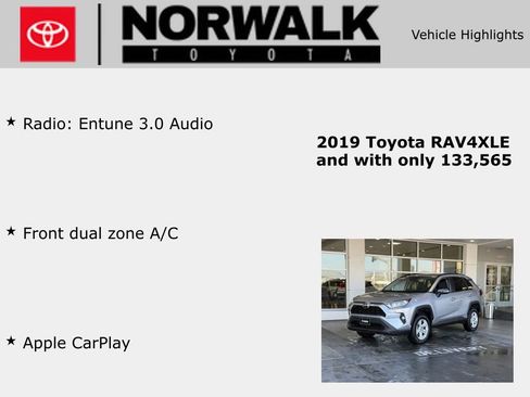 Used 2019 Toyota RAV4 XLE w/ Carpet Mat Package image 10