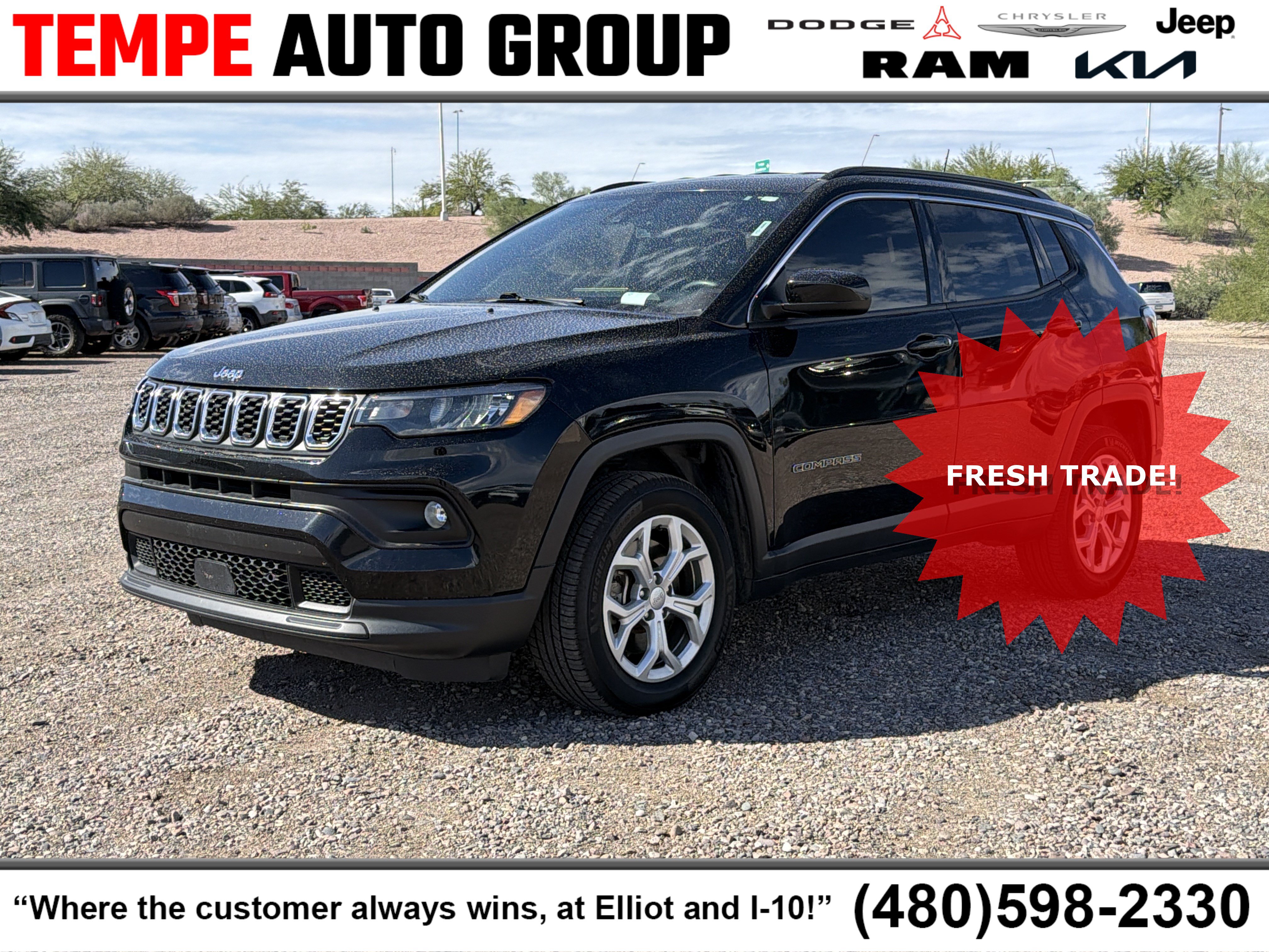 Used 2024 Jeep Compass Latitude AWD/4WD image 1