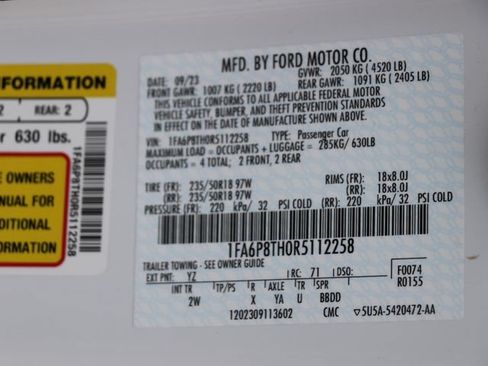 Used 2024 Ford Mustang Coupe RWD image 32