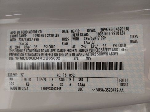 Used 2019 Ford Escape SE image 33