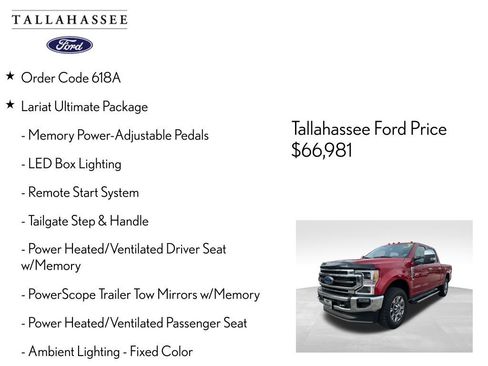 Used 2022 Ford F350 Lariat w/ Lariat Ultimate Package image 15