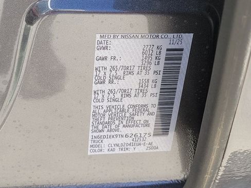 New 2026 Nissan Frontier PRO-4X image 12