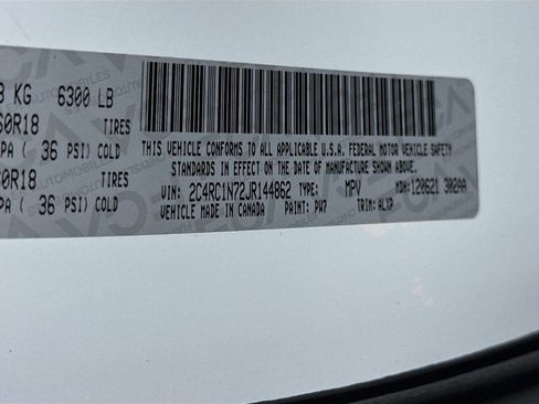 Used 2018 Chrysler Pacifica Limited w/ Advanced Safetytec Group image 40