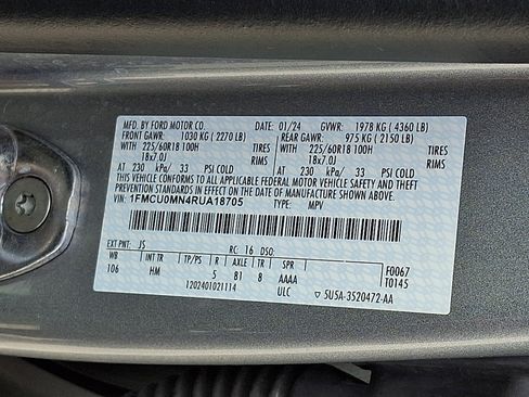 Used 2024 Ford Escape ST-Line w/ Tech Pack #1 FWD image 27