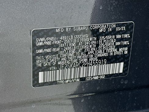 Used 2023 Subaru Forester Touring AWD/4WD image 33