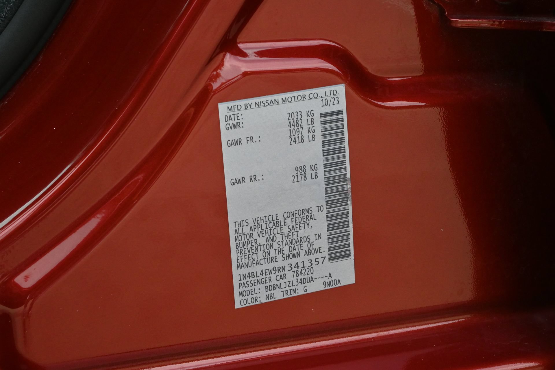 Used 2024 Nissan Altima 2.5 SL AWD/4WD image 30