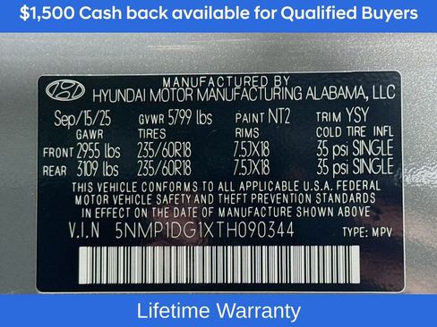 New 2026 Hyundai Santa Fe SE image 34