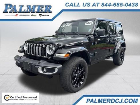 Certified 2025 Jeep Wrangler Unlimited Sahara w/ Safety Group AWD/4WD image 1