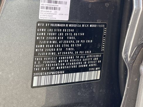 Certified 2023 Volkswagen Tiguan SE image 30