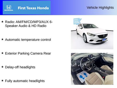 Used 2017 MAZDA MAZDA6 Touring image 10