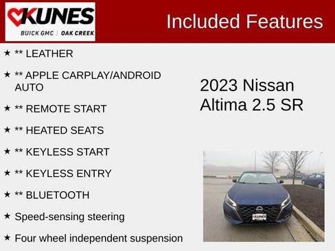 Used 2023 Nissan Altima 2.5 SR w/ SR Premium Package image 2