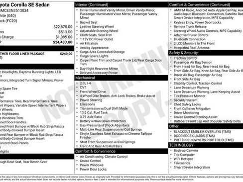 Used 2022 Toyota Corolla SE image 20