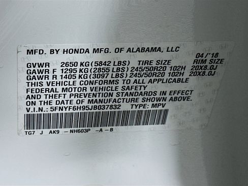 Used 2018 Honda Pilot Touring image 12