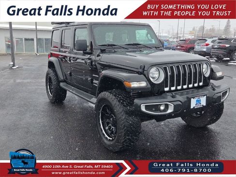 Used 2021 Jeep Wrangler Unlimited Sahara w/ Cold Weather Group image 1