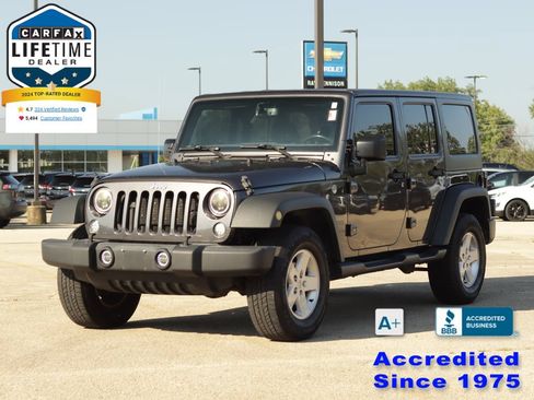 Used 2017 Jeep Wrangler Unlimited Sport w/ Quick Order Package 24S AWD/4WD image 3