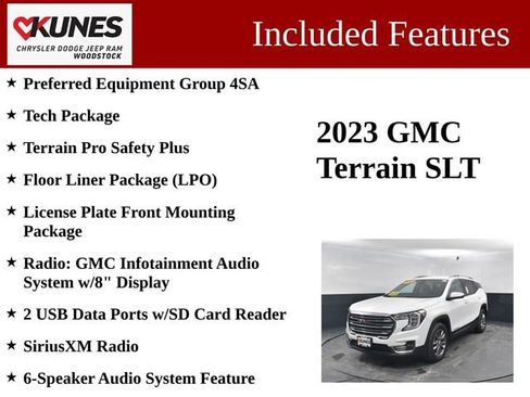 Used 2023 GMC Terrain SLT image 3
