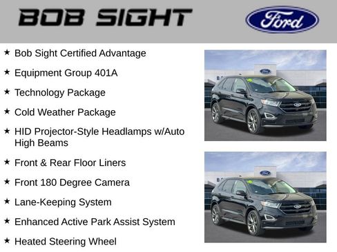 Used 2017 Ford Edge Sport w/ Equipment Group 401A AWD/4WD image 3