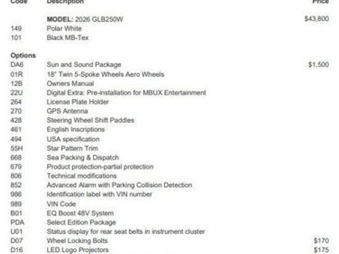Certified 2026 Mercedes-Benz GLB 250 image 4