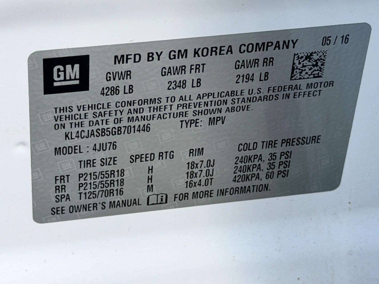 Used 2016 Buick Encore FWD image 18
