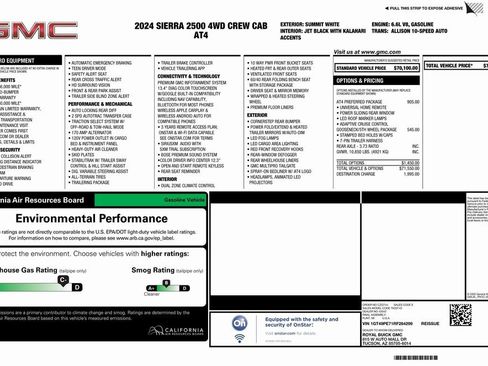 Used 2024 GMC Sierra 2500 AT4 w/ AT4 Preferred Package image 4