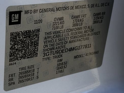 Used 2021 GMC Sierra 1500 SLT w/ SLT Convenience Package image 35