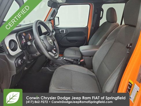 Certified 2025 Jeep Wrangler Unlimited Sport AWD/4WD image 18