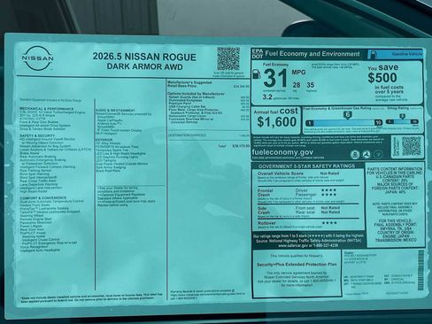 New 2026 Nissan Rogue SV image 6