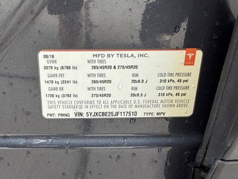 Used 2018 Tesla Model X 100D AWD/4WD image 33