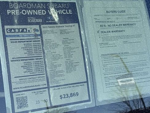 Used 2022 Subaru Outback Touring XT image 31