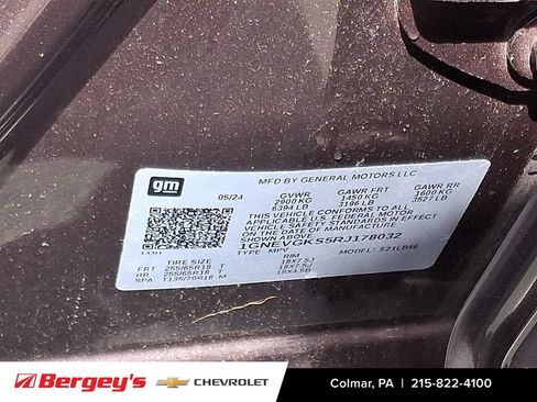 Certified 2024 Chevrolet Traverse LT w/ LPO, Floor Liner Package AWD/4WD image 29