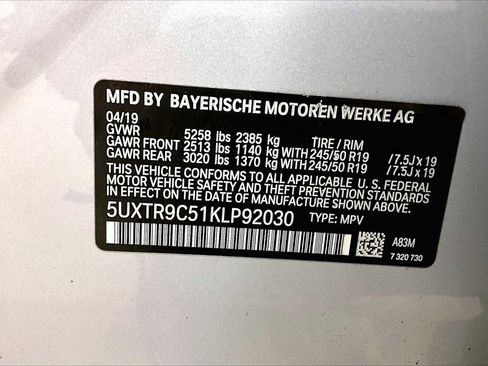 Used 2019 BMW X3 xDrive30i w/ Premium Package image 36