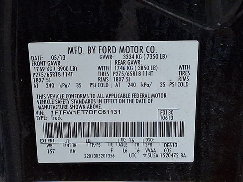Used 2013 Ford F150 Lariat w/ Mid Equipment Group AWD/4WD image 26