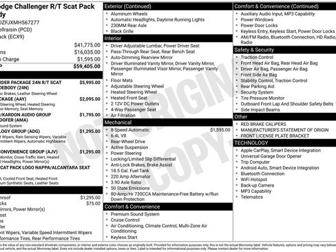 Used 2021 Dodge Challenger R/T Scat Pack RWD image 16