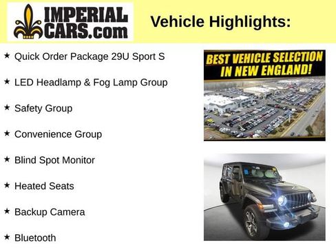 Used 2024 Jeep Wrangler Unlimited w/ Convenience Group AWD/4WD image 3