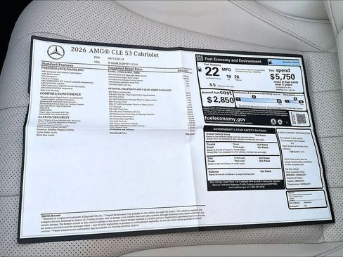 New 2026 Mercedes-Benz CLE 53 AMG 4MATIC Cabriolet image 13