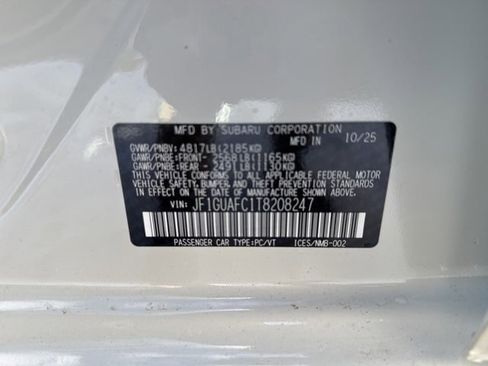 New 2026 Subaru Impreza 2.0i Sport image 28