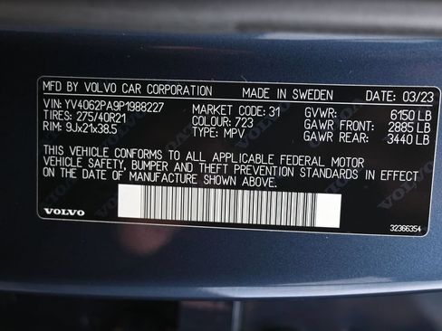 Used 2023 Volvo XC90 B6 Ultimate w/ Protection Package Premier AWD/4WD image 3