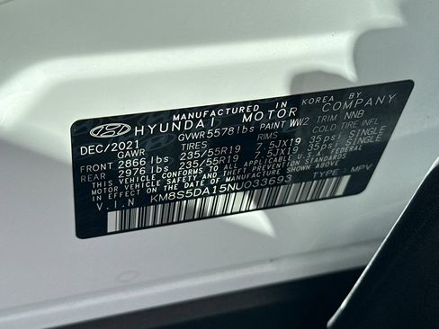 Used 2022 Hyundai Santa Fe Limited w/ Cargo Package AWD/4WD image 29