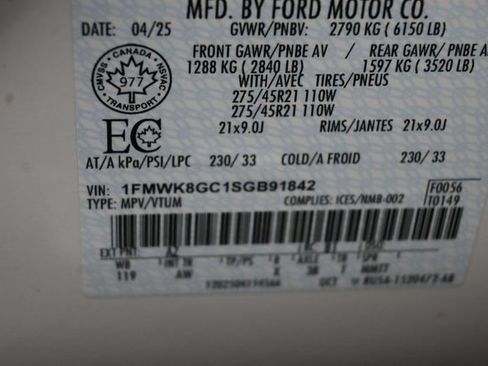 Certified 2025 Ford Explorer ST AWD/4WD image 38