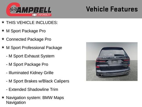 Used 2024 BMW X7 xDrive40i w/ M Sport Package image 5