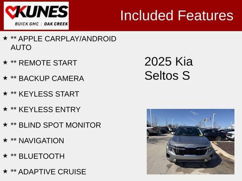 Used 2025 Kia Seltos S image 2