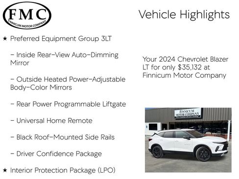 Used 2024 Chevrolet Blazer LT w/ Midnight/Sport Edition image 10